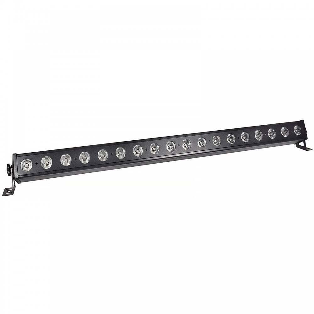 CFX Vibebar 3R - 3 Segment 18 x 3W RGB LED Wall Bar with wireless remote