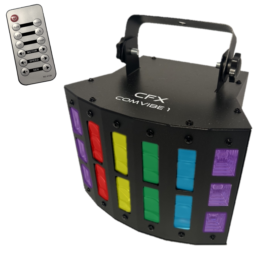 CFX Comvibe 1 LED Derby, Strobe and UV 3 in 1