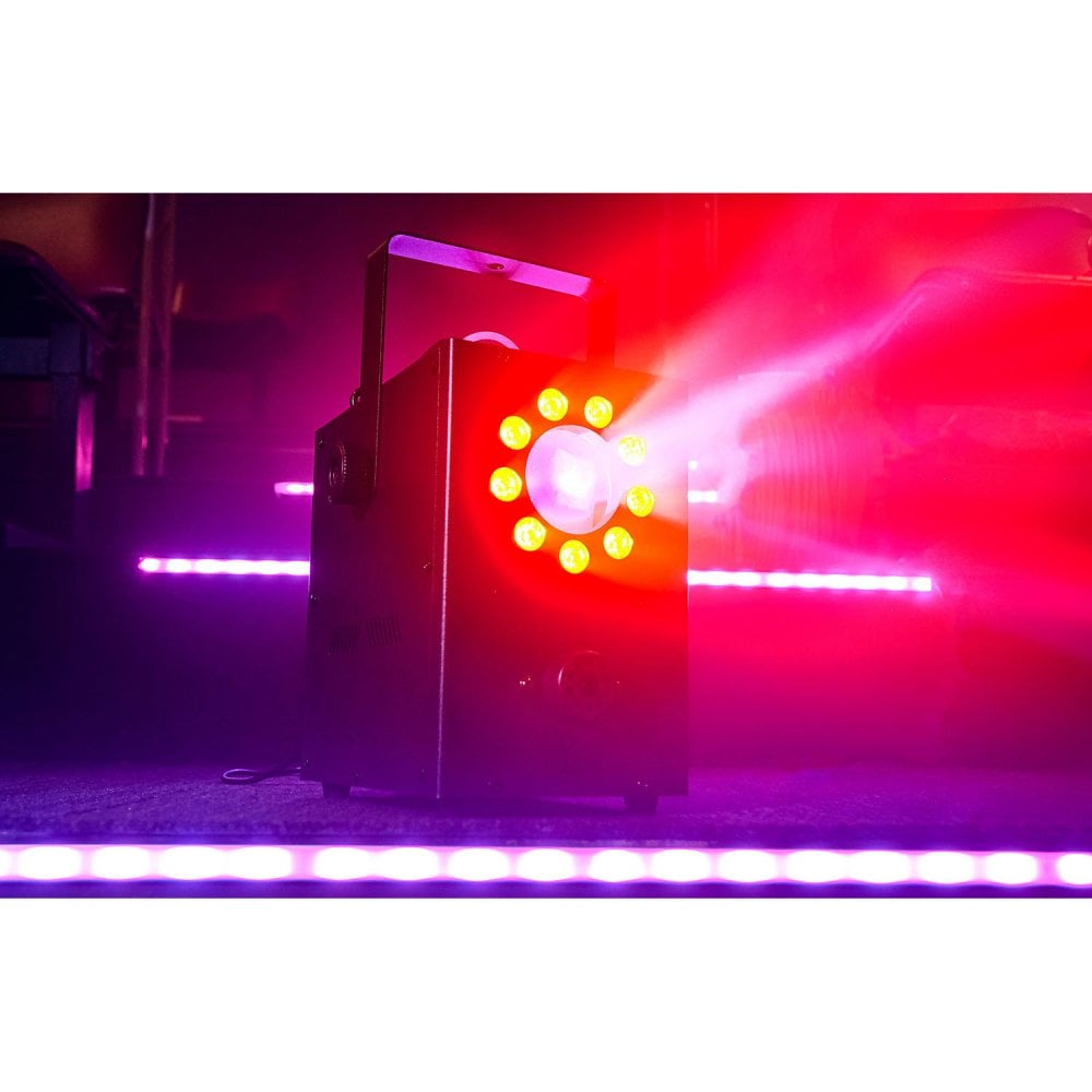 MoonCloud: Compact 400W LED Fog Machine with RGB Moonflower Effect