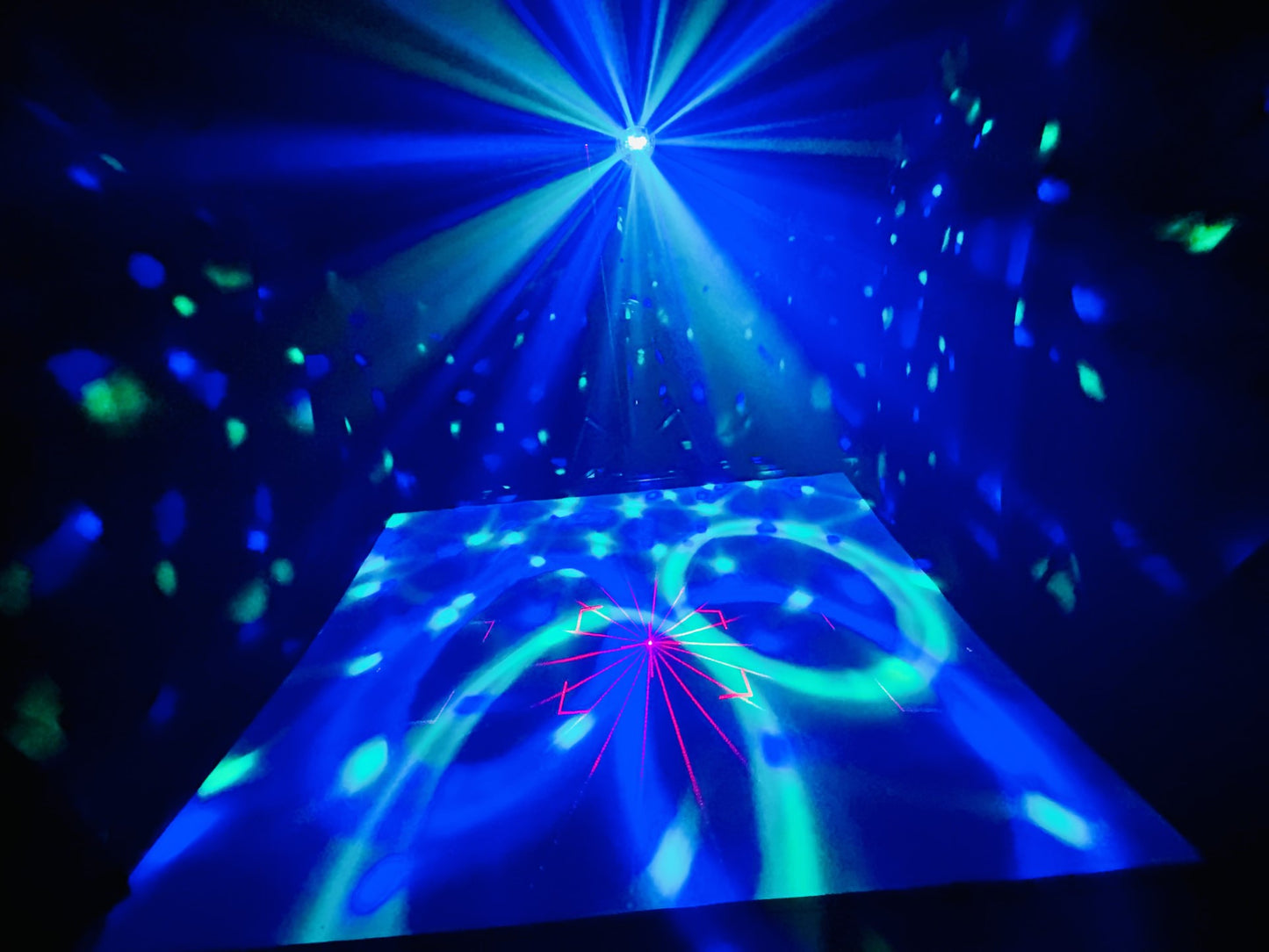 CFX Comvibe 3 Disco Light - 3-in-one FX Dome + Wash + Laser, Inc Wireless remote