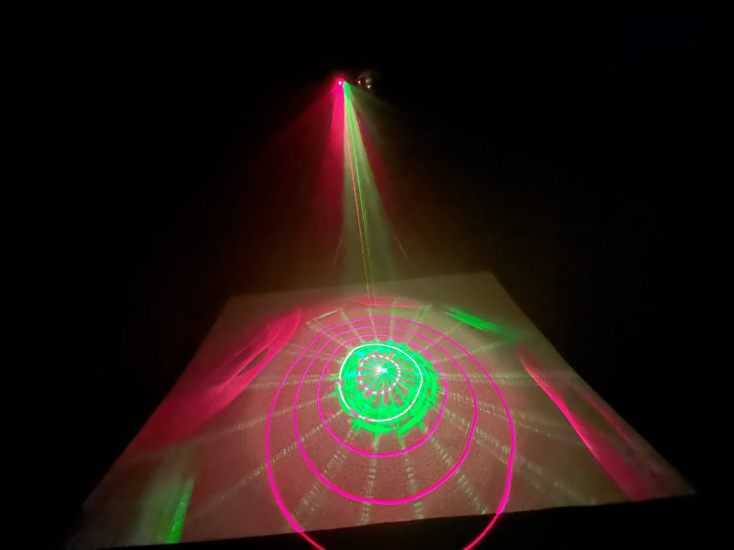 CFX Comvibe 3 Disco Light - 3-in-one FX Dome + Wash + Laser, Inc Wireless remote