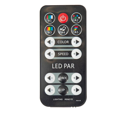 CFX Compar 12R - RGBW DMX LED Par can inc Wireless Remote