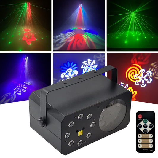 CFX Comvibe2 - Disco Light 3-in-1 RGBY LED Wash + Laser + Gobo Effect