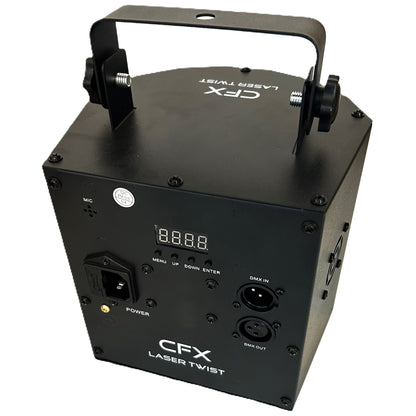CFX Laser Twist - Cluster Laser and LED Derby Disco Light