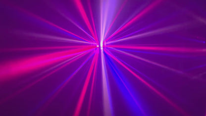 CFX Laser Twist - Cluster Laser and LED Derby Disco Light