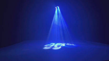 CFX Comvibe2 - Disco Light 3-in-1 RGBY LED Wash + Laser + Gobo Effect