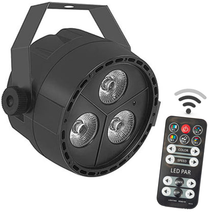 CFX Compar 12R - RGBW DMX LED Par can inc Wireless Remote