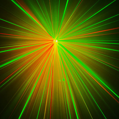 CFX Laser Twist - Cluster Laser and LED Derby Disco Light
