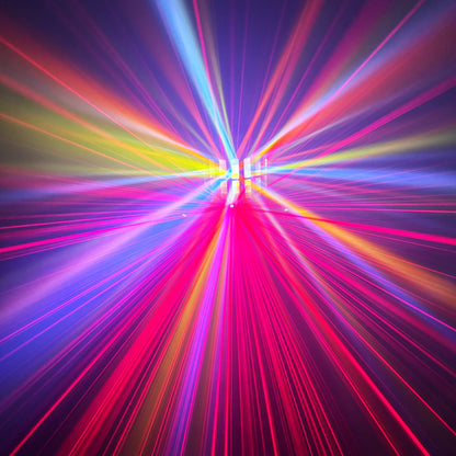 CFX Laser Twist - Cluster Laser and LED Derby Disco Light
