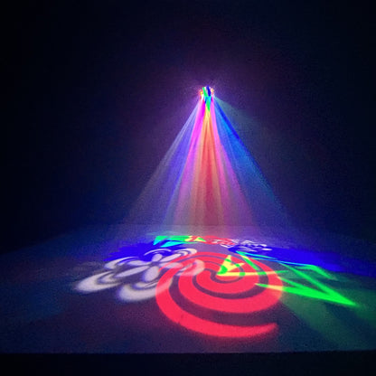 CFX Comvibe2 - Disco Light 3-in-1 RGBY LED Wash + Laser + Gobo Effect