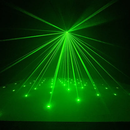 CFX Comvibe2 - Disco Light 3-in-1 RGBY LED Wash + Laser + Gobo Effect