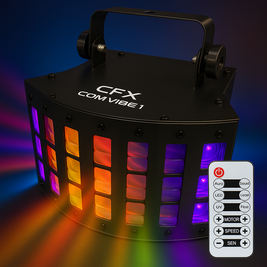 CFX Comvibe 1 LED Derby, Strobe and UV 3 in 1